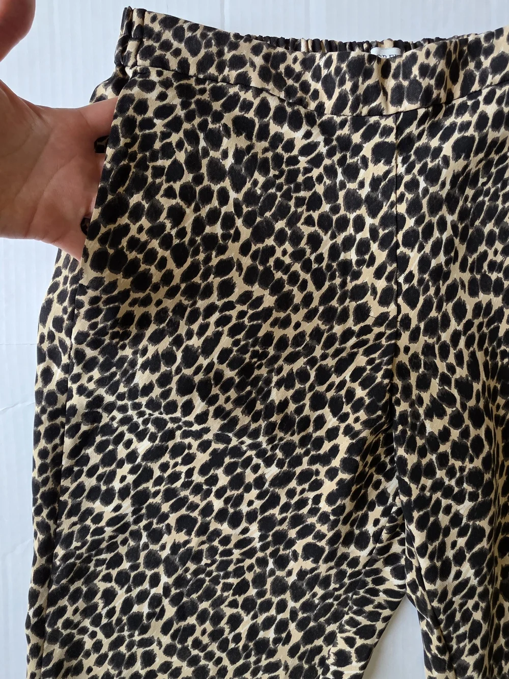 J.crew Leopard Print Stright leg Trousers Relaxed Pants Pull-on Mob Wife Indie